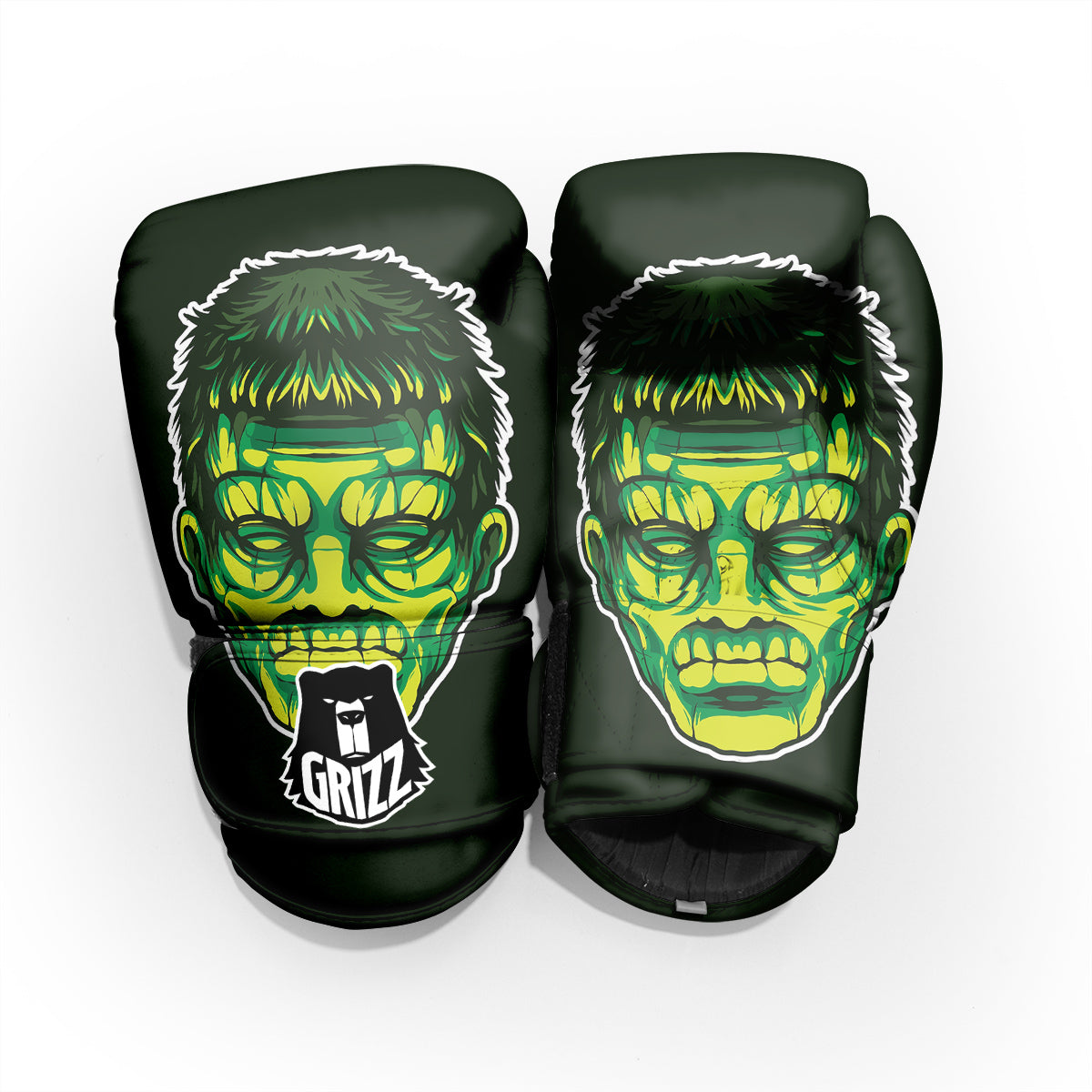 Frankenstein Cartoon Print Pro Boxing Glove