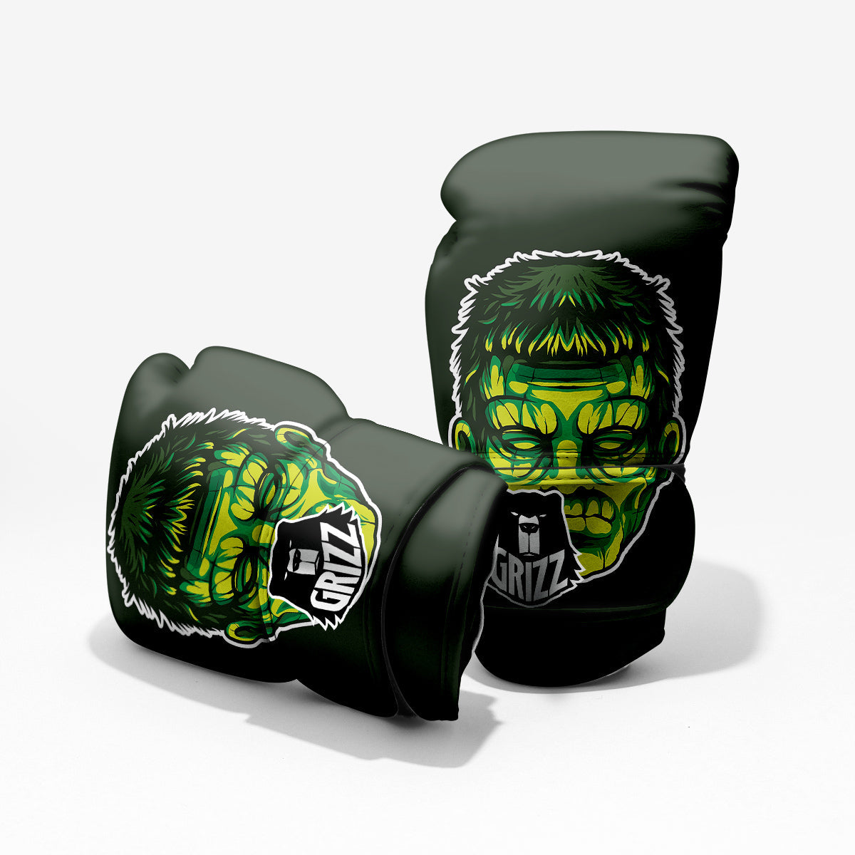 Frankenstein Cartoon Print Pro Boxing Glove