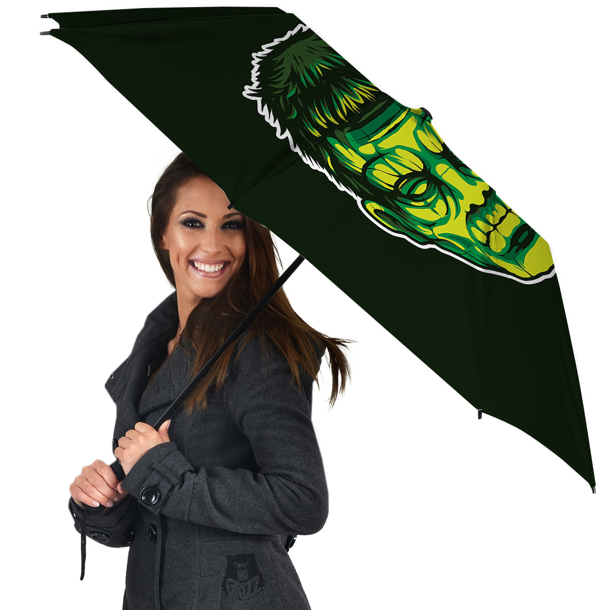 Frankenstein Cartoon Print Umbrella-grizzshop