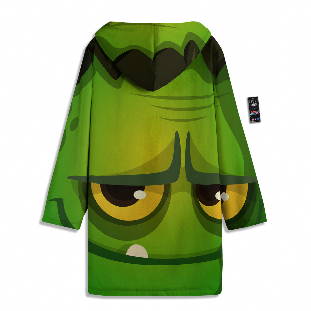 Frankenstein Face Cute Print Men's Windbreaker Jacket-grizzshop
