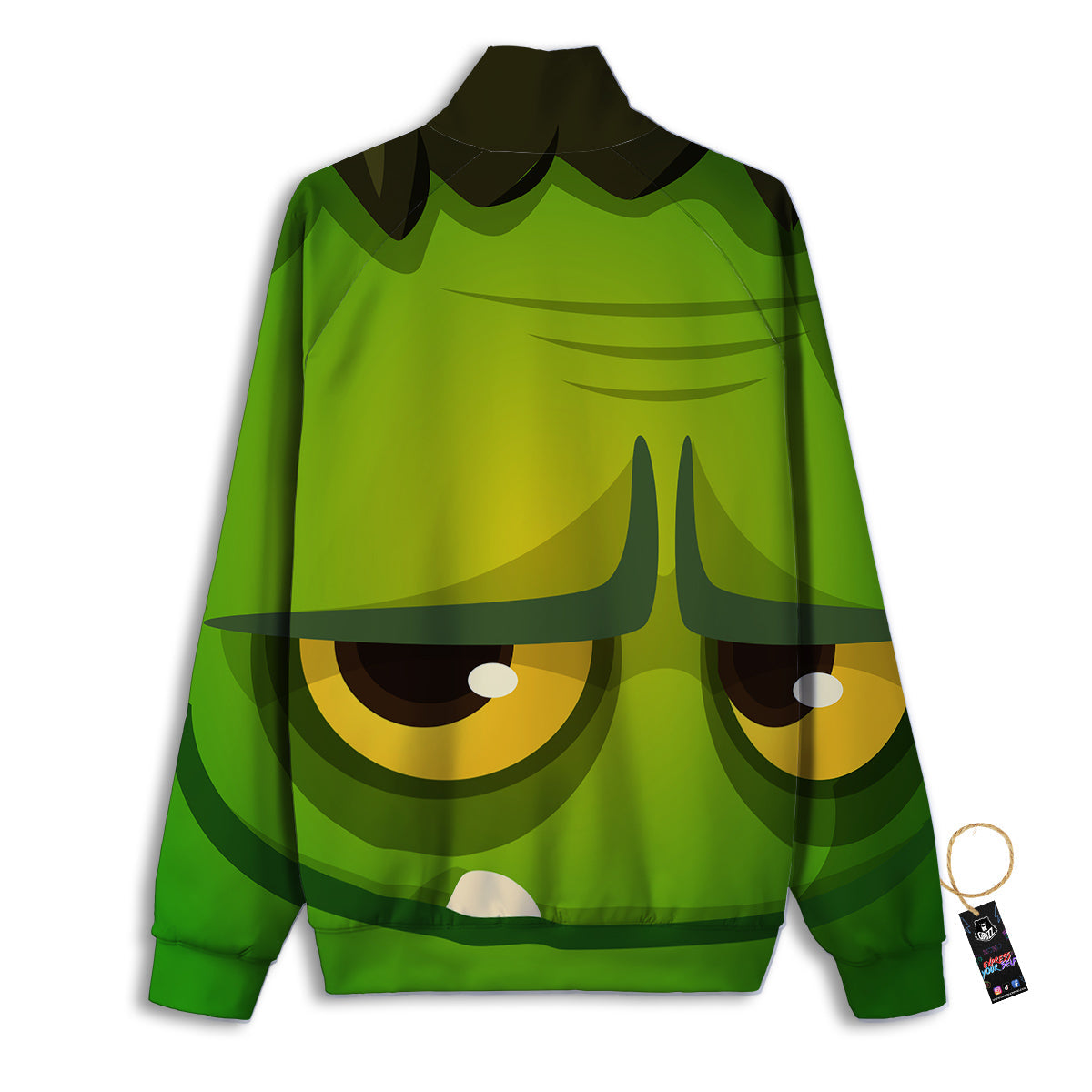 Frankenstein Face Cute Print Track Jacket-grizzshop