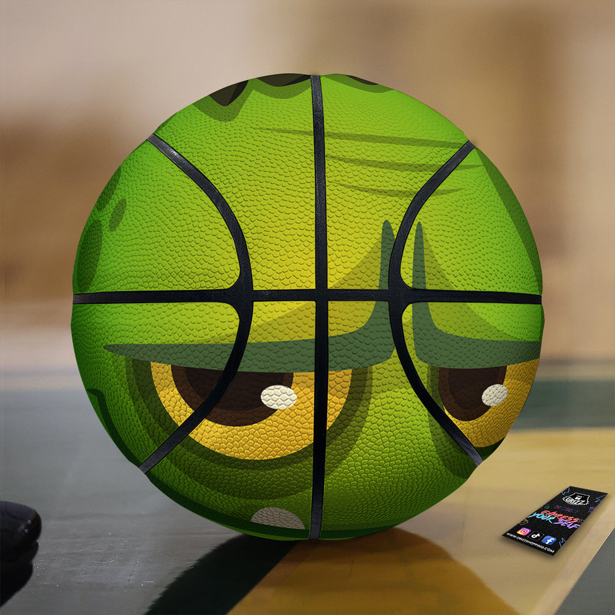 Gingerbread Man Print Pattern Basketball
