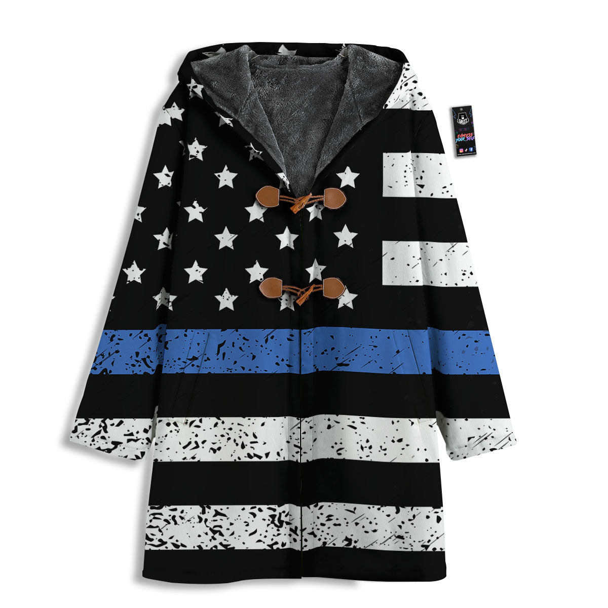 Freedom Life American Flag Print Men's Windbreaker Jacket-grizzshop