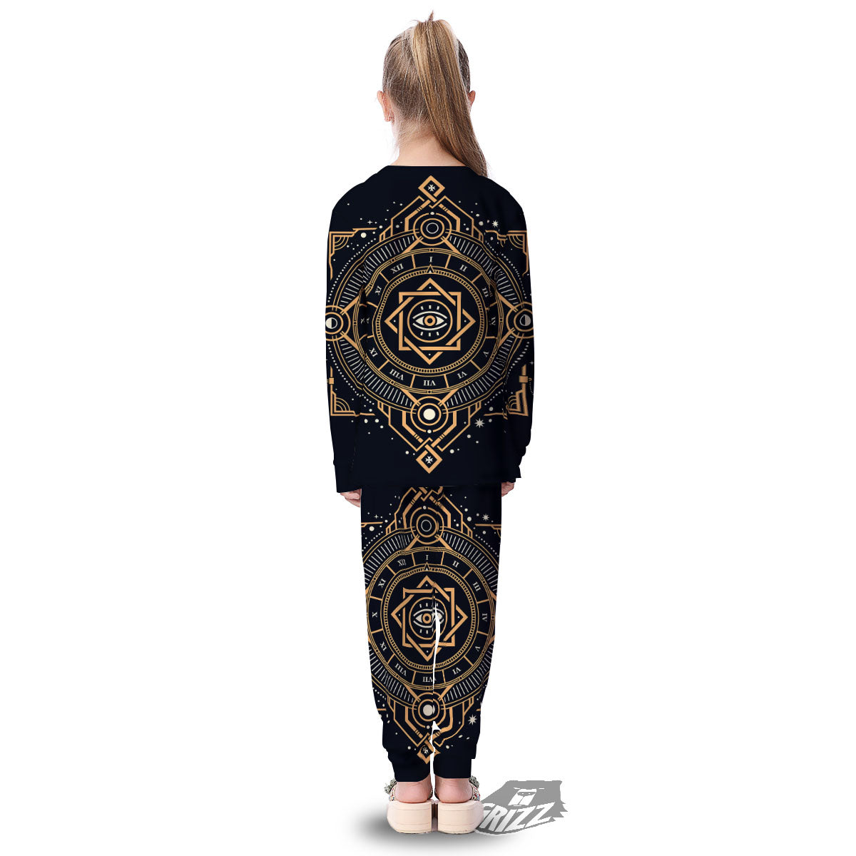 Freemasonry Masonic Eye Print Kid's Pajamas-grizzshop