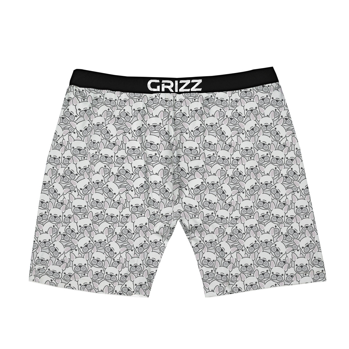 French Bulldog Cartoon Print Pattern Boxer Briefs-grizzshop