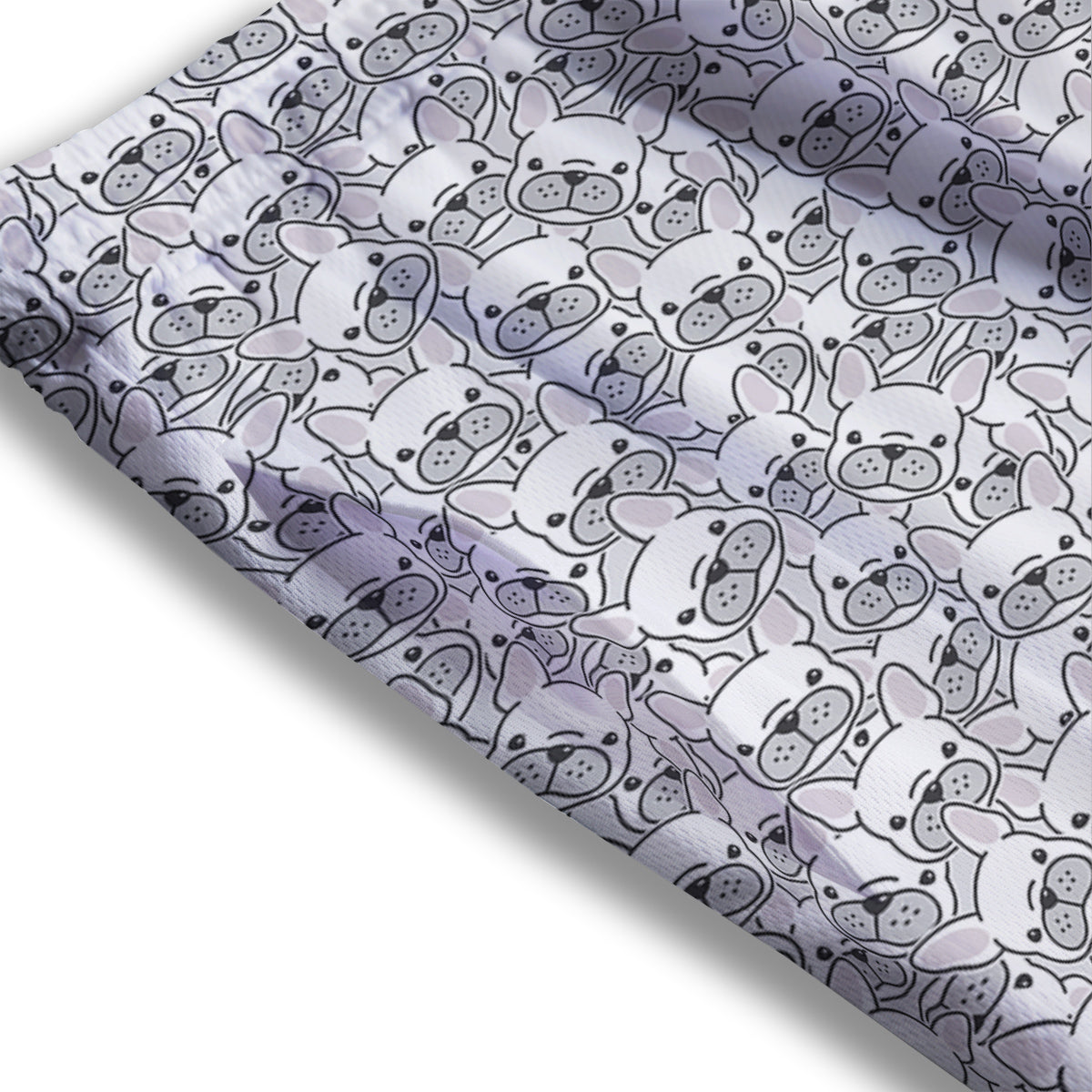 French Fries Cute Print Pattern Mesh Shorts