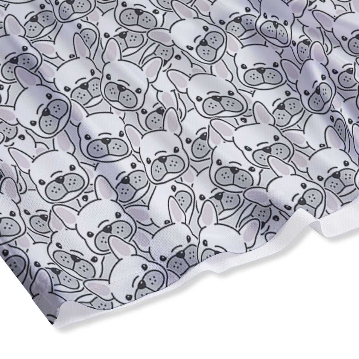 French Fries Cute Print Pattern Mesh Shorts