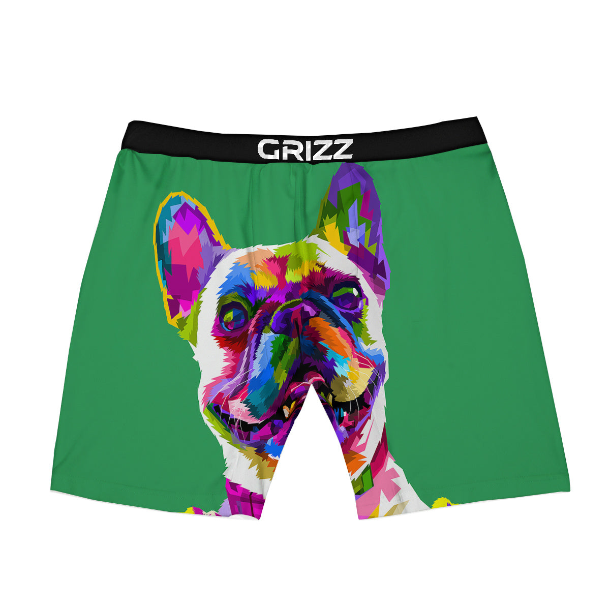 French Bulldog Coloful Print Boxer Briefs-grizzshop