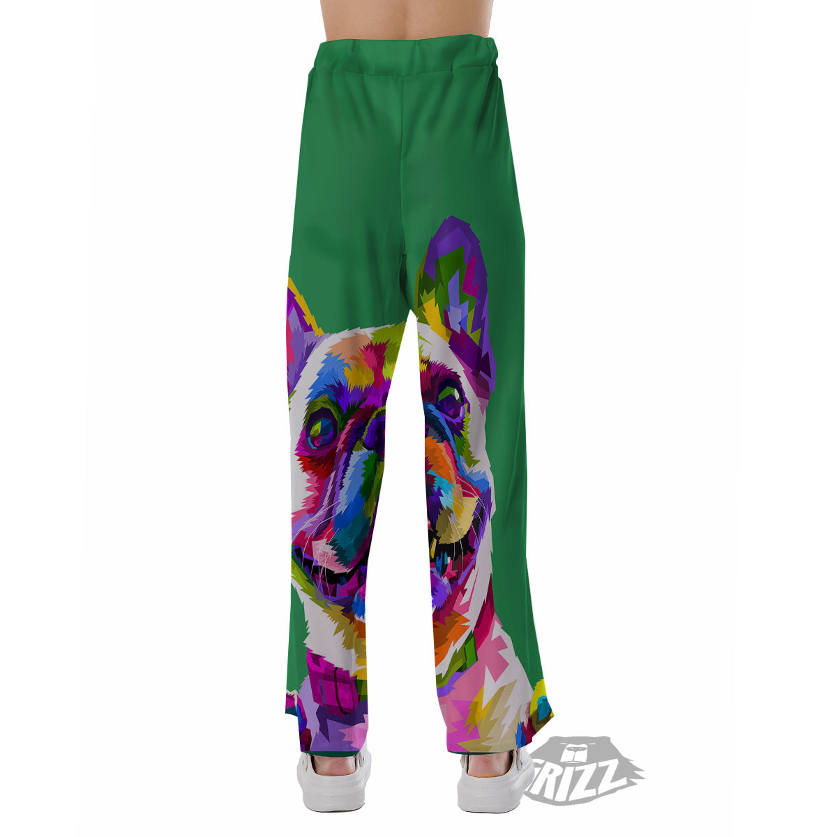 French Bulldog Coloful Print Pajama Pants-grizzshop
