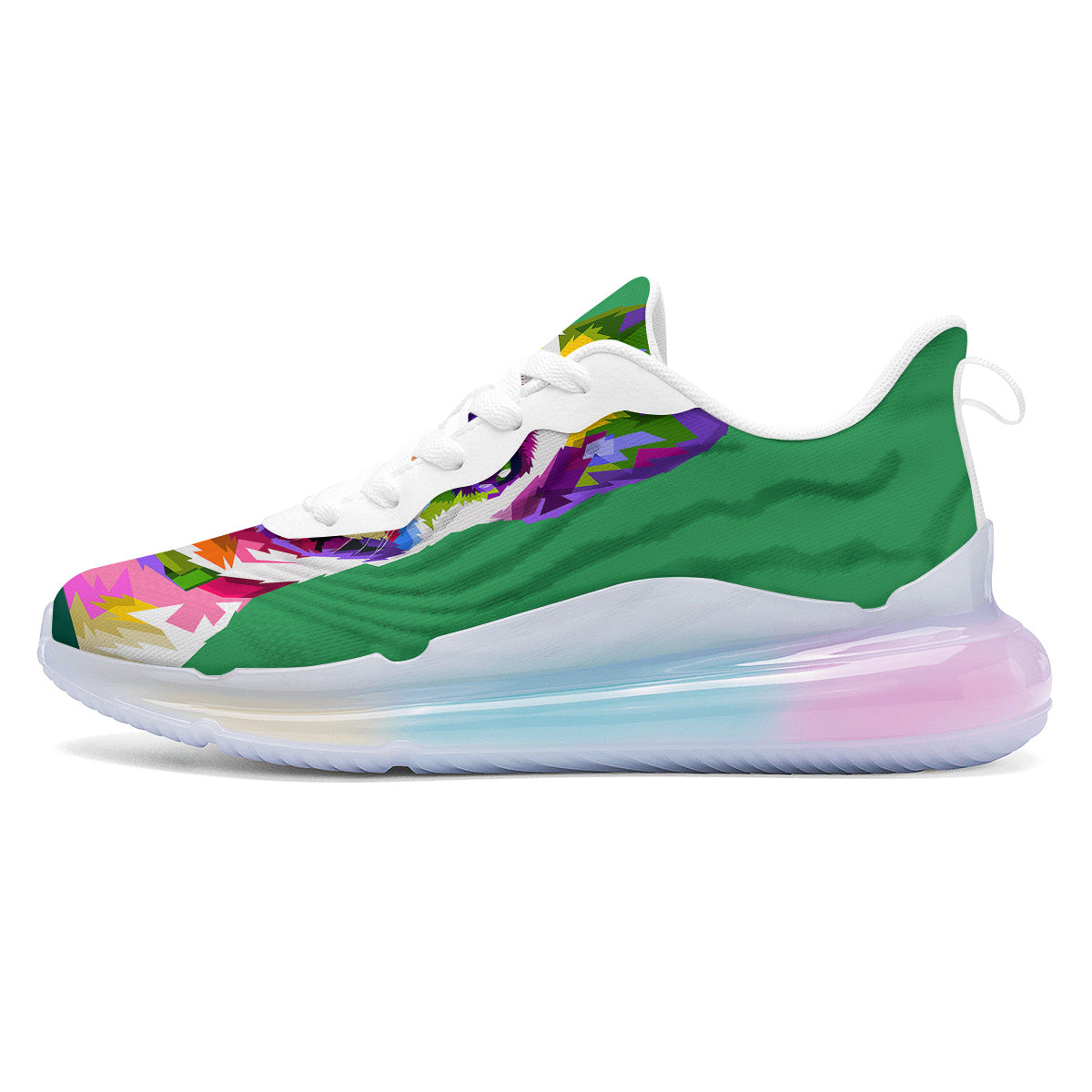 French Bulldog Coloful Print Running Sneakers-grizzshop