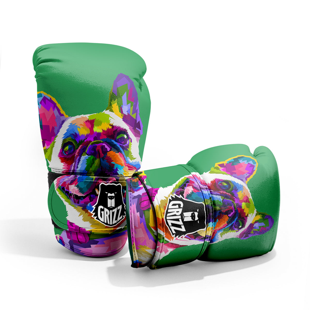 French Bulldog Coloful Print Pro Boxing Glove