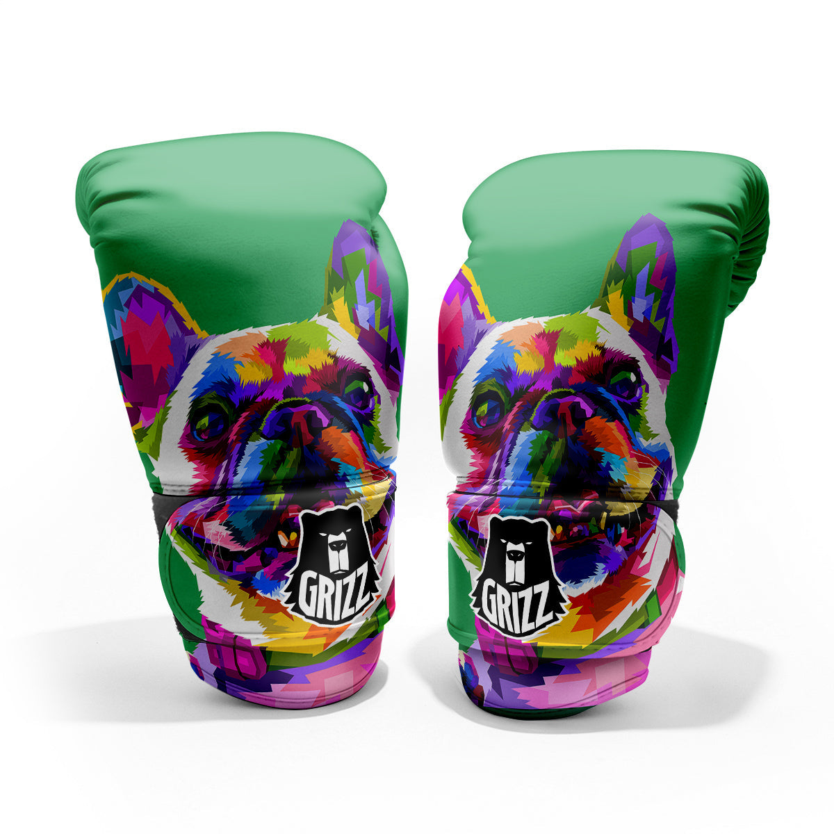 French Bulldog Coloful Print Pro Boxing Glove