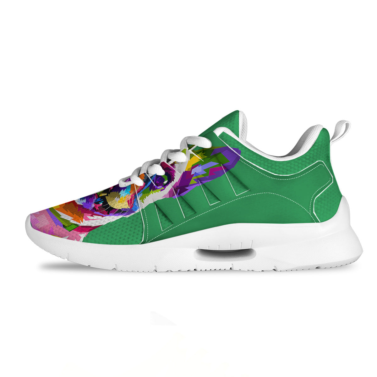 French Bulldog Coloful Print Tennis Shoes-grizzshop