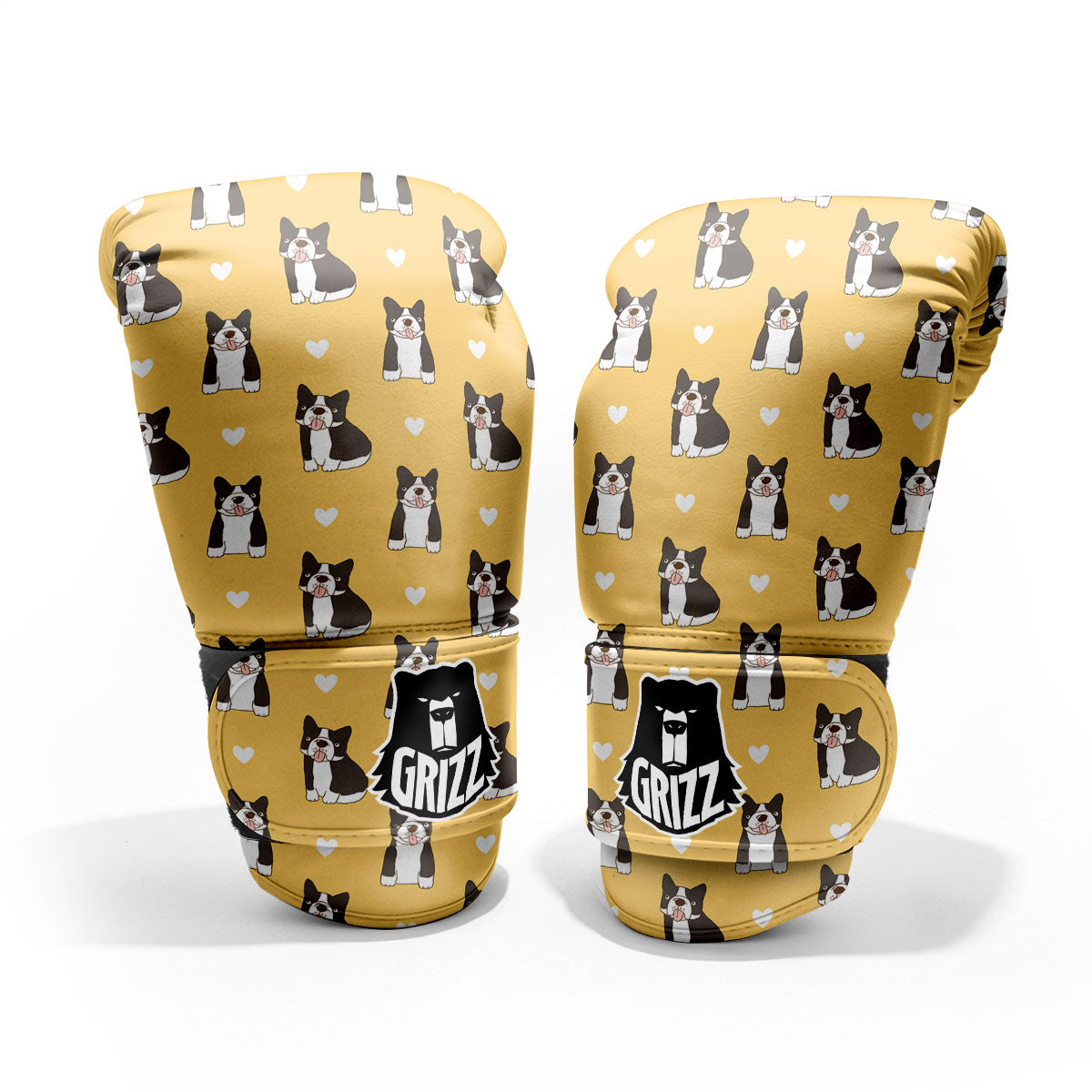French Bulldog Lovely Print Pattern Pro Boxing Glove