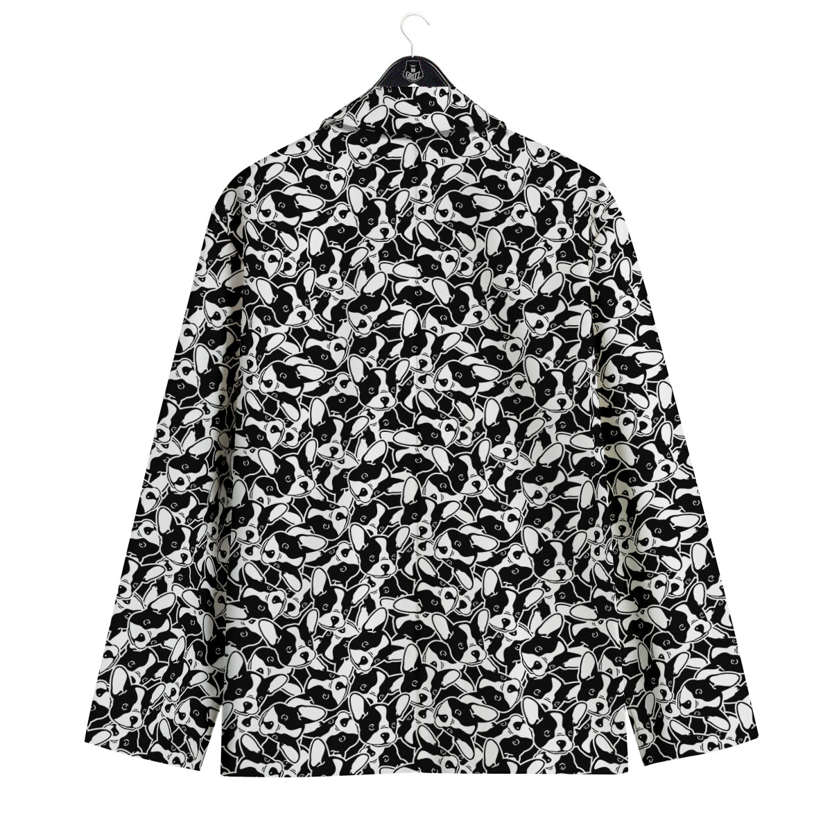 French Bulldog Puppy Cute Print Pattern Men's Sport Coat-grizzshop