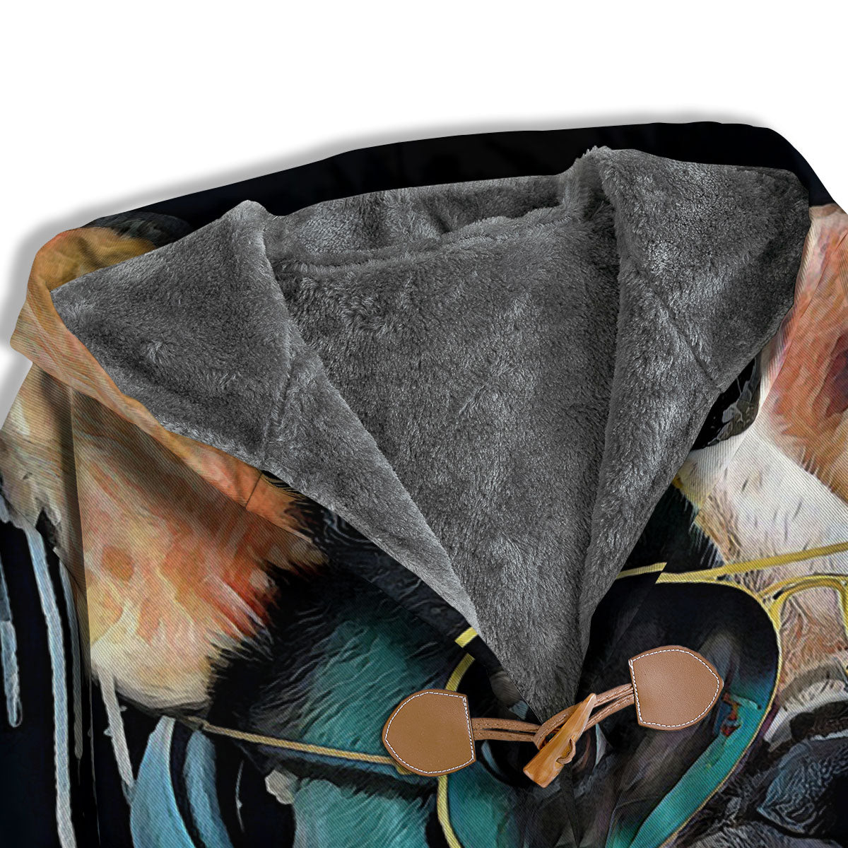 French Bulldog Puppy Watercolor Print Men's Windbreaker Jacket-grizzshop