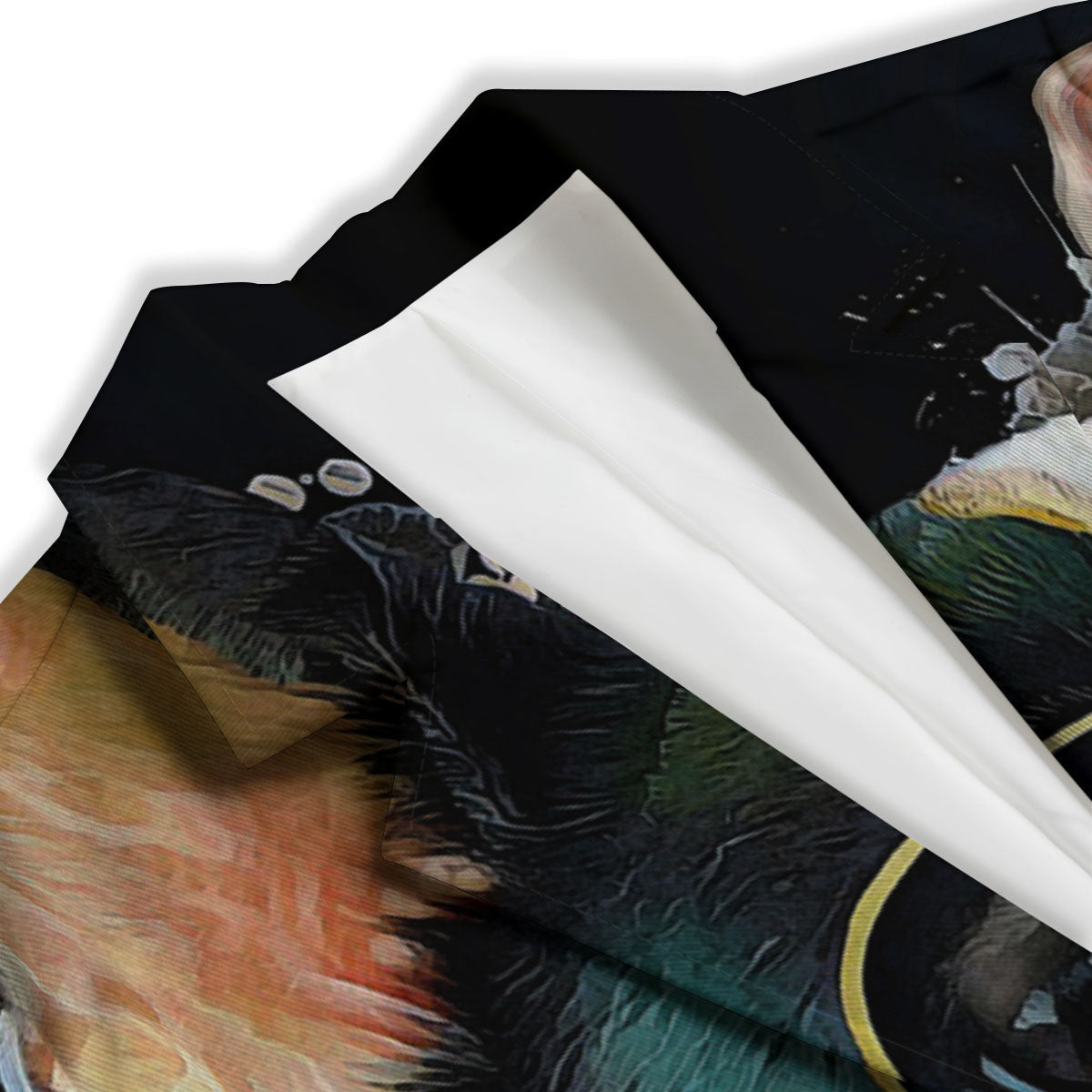 French Bulldog Puppy Watercolor Print Women's Blazer-grizzshop