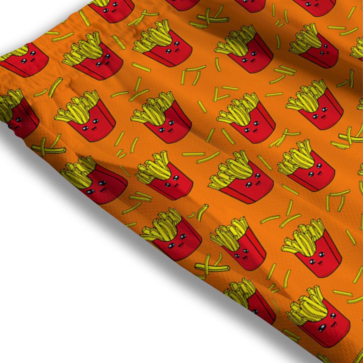 French Macarons Print Pattern Mesh Shorts