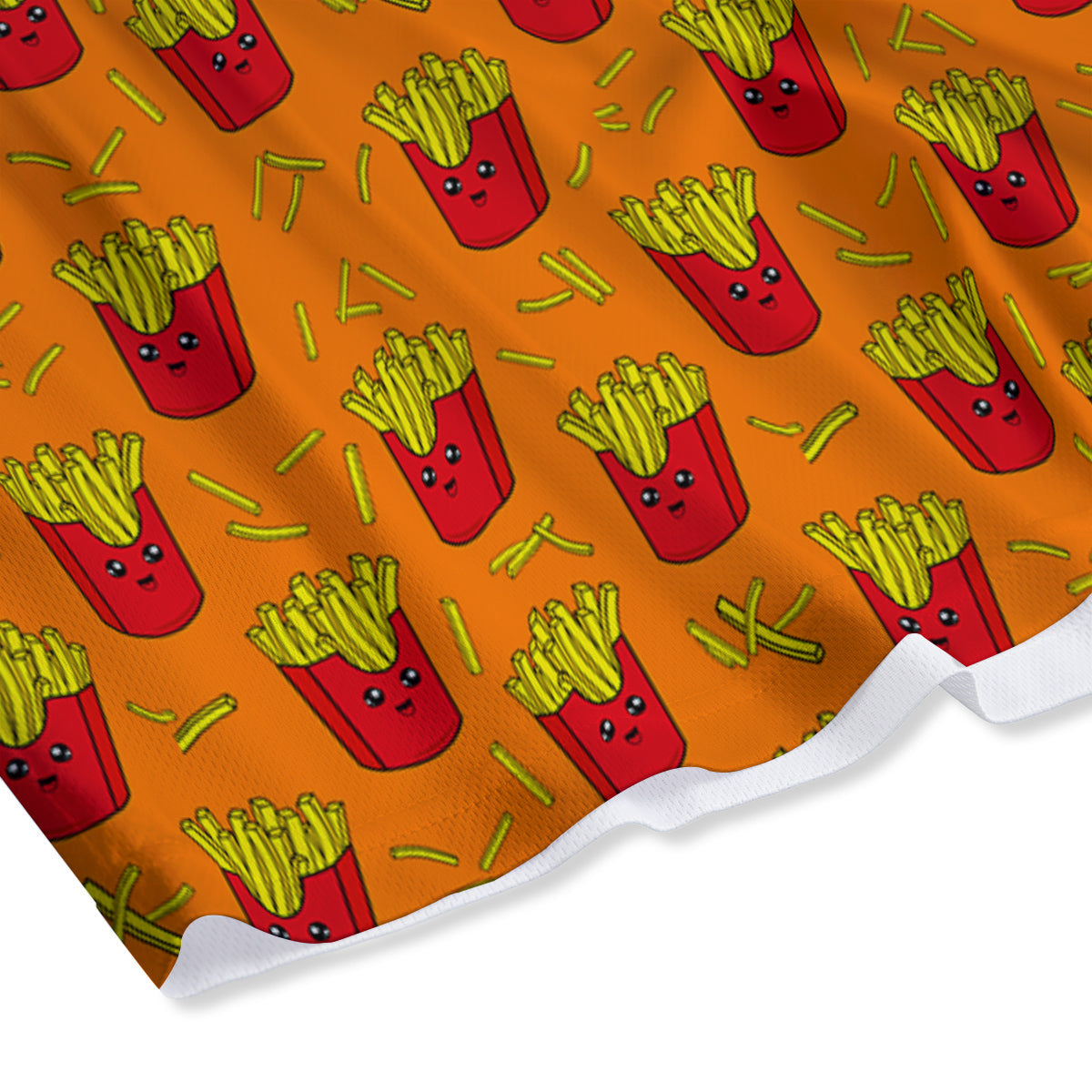 French Macarons Print Pattern Mesh Shorts