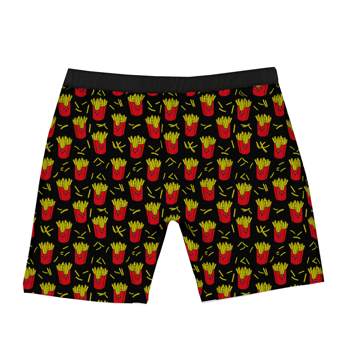 French Fries Cute Print Pattern Boxer Briefs-grizzshop