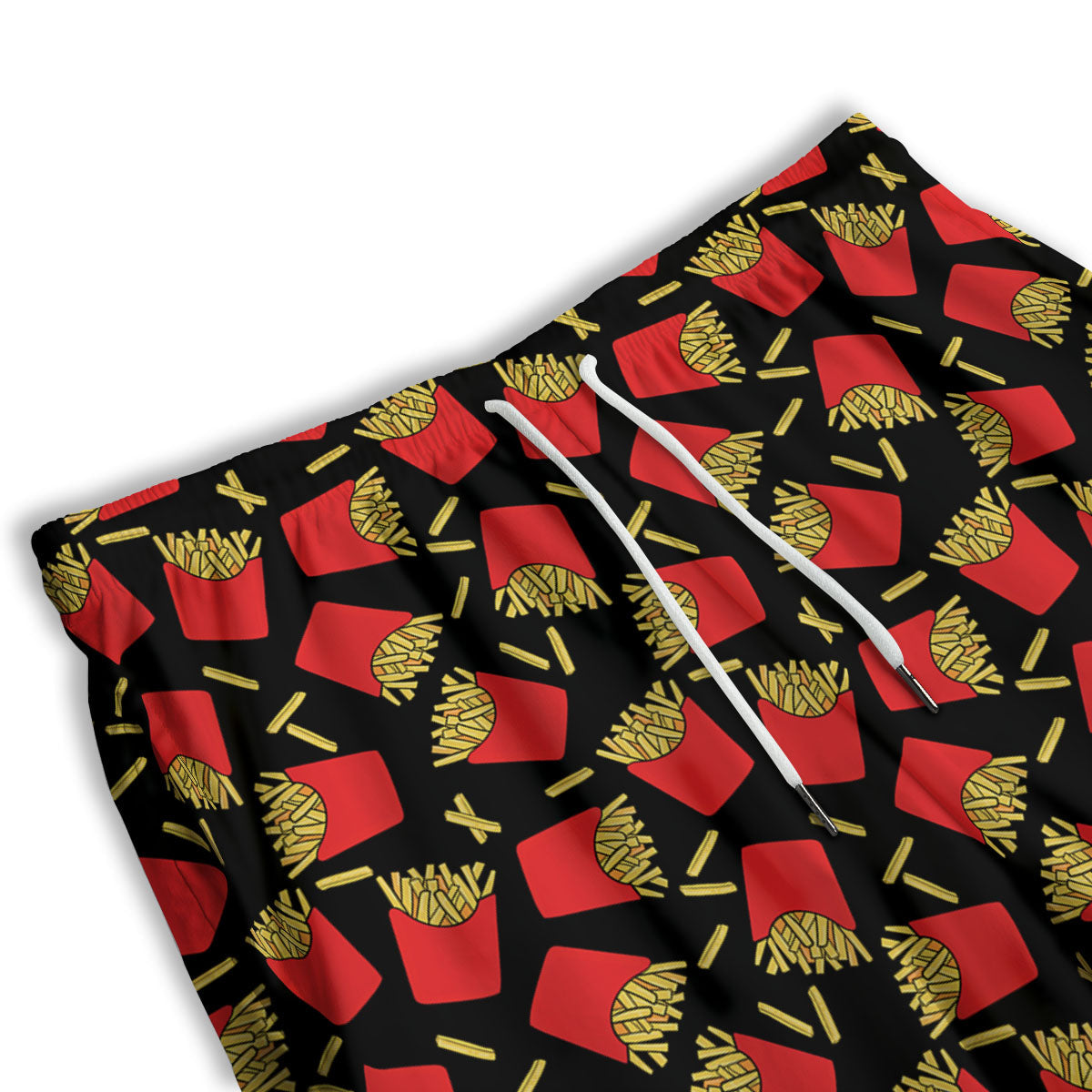 Giraffe Yellow And Pink Print Pattern Men's Athletic Shorts