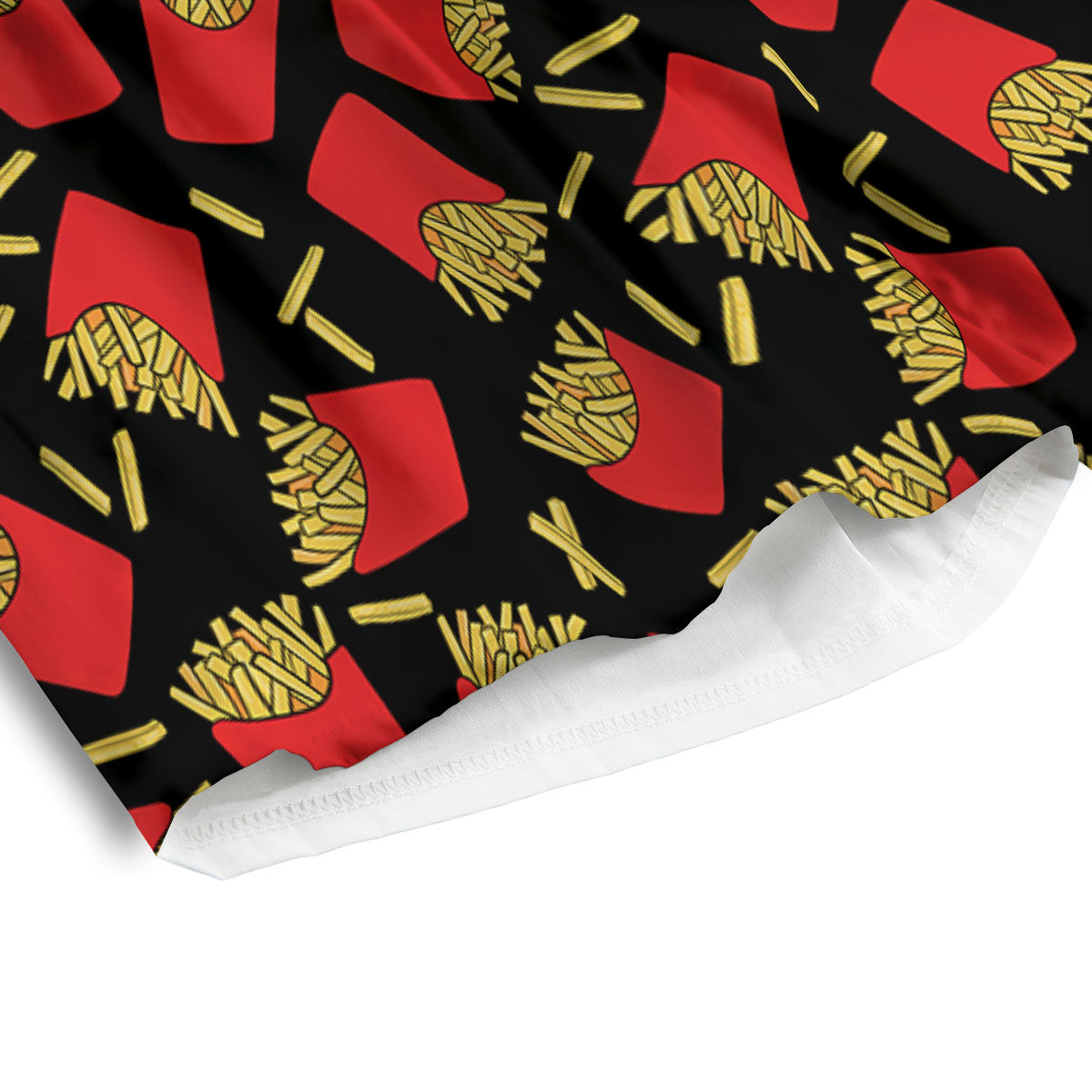 Giraffe Yellow And Pink Print Pattern Men's Athletic Shorts