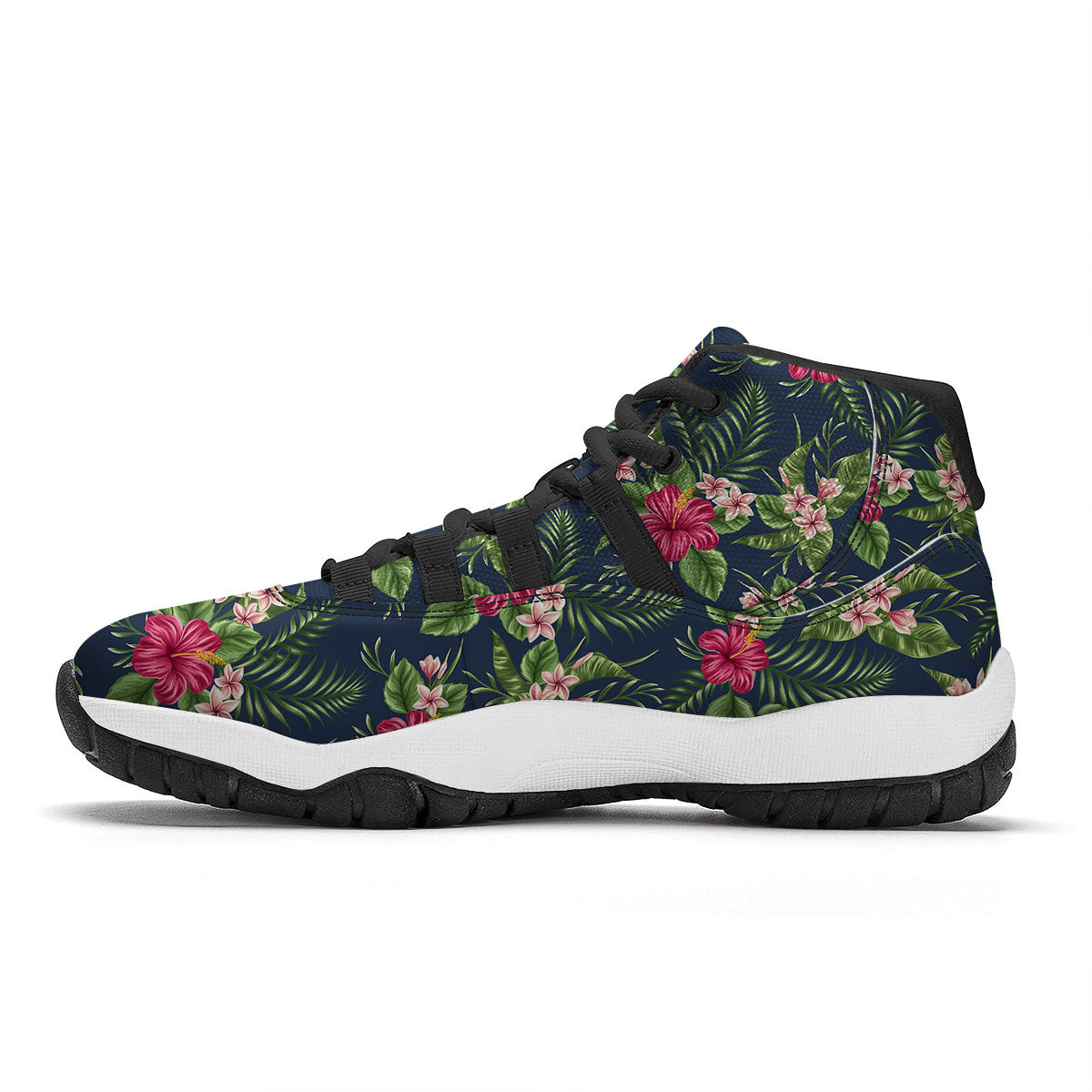 French Macarons Print Pattern Black Bball Shoes-grizzshop