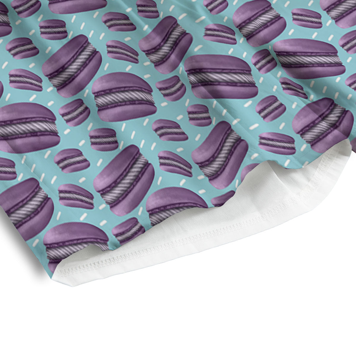 Girls Mermaid Print Pattern Men's Athletic Shorts