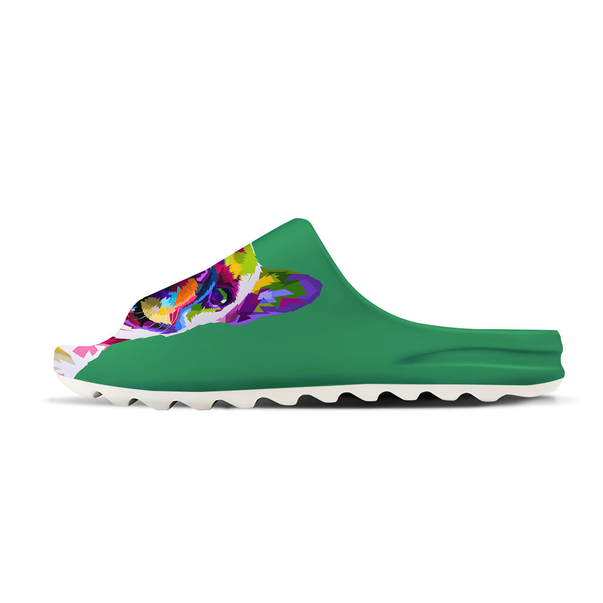 French Bulldog Coloful Print Sandals-grizzshop