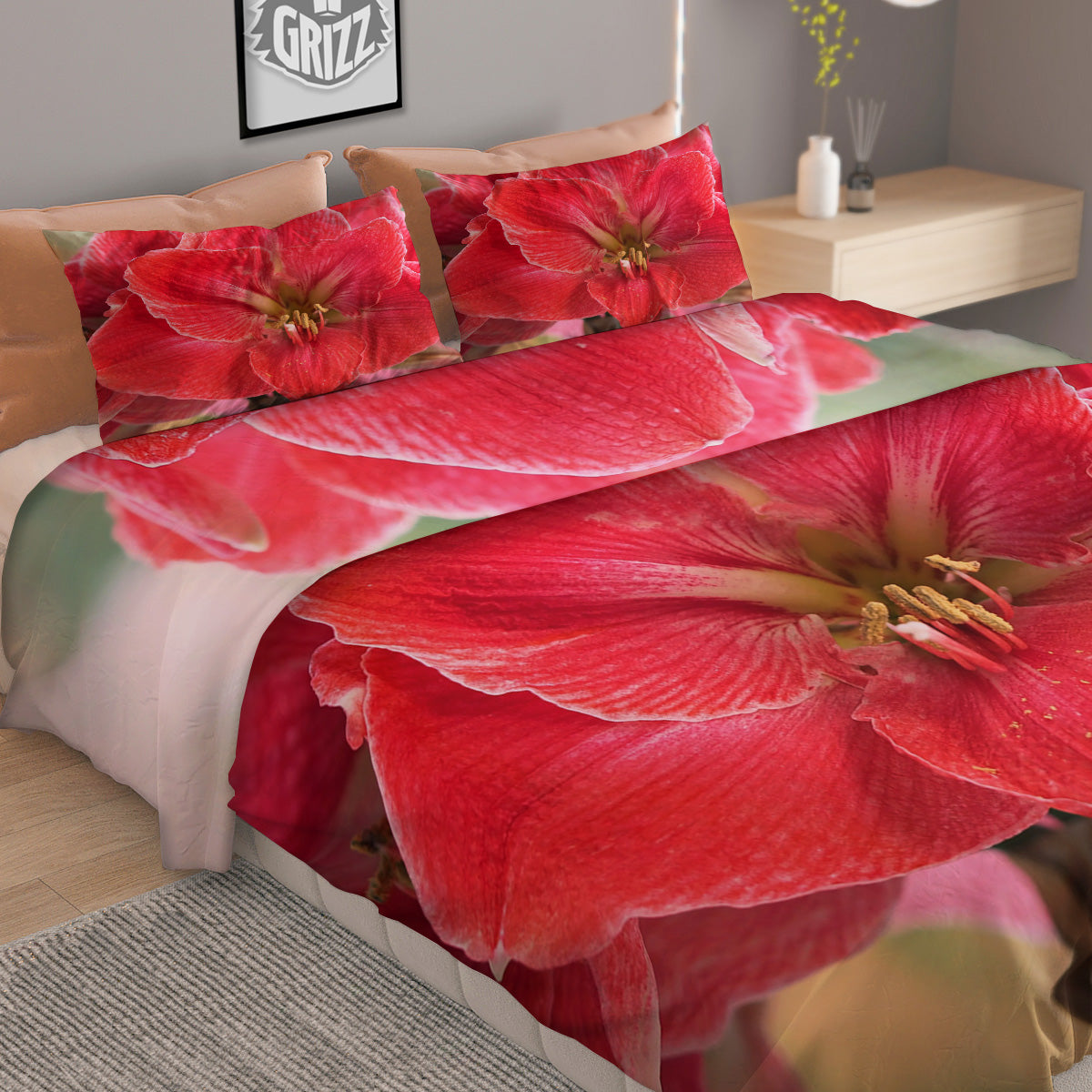 Fresh Green Fruit And Vegetables Print Duvet Cover Bedding Set