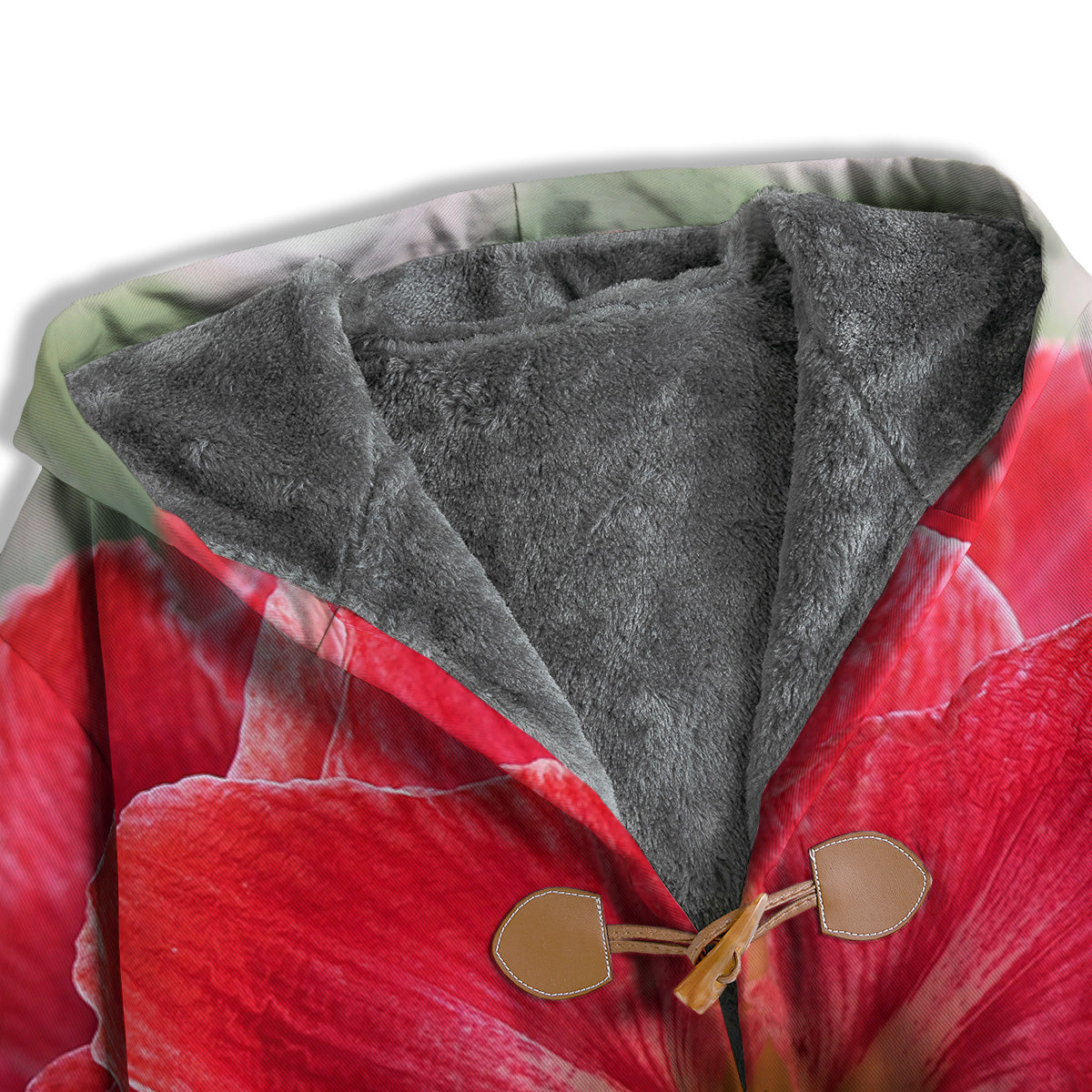 Fresh Amaryllis Print Men's Windbreaker Jacket-grizzshop