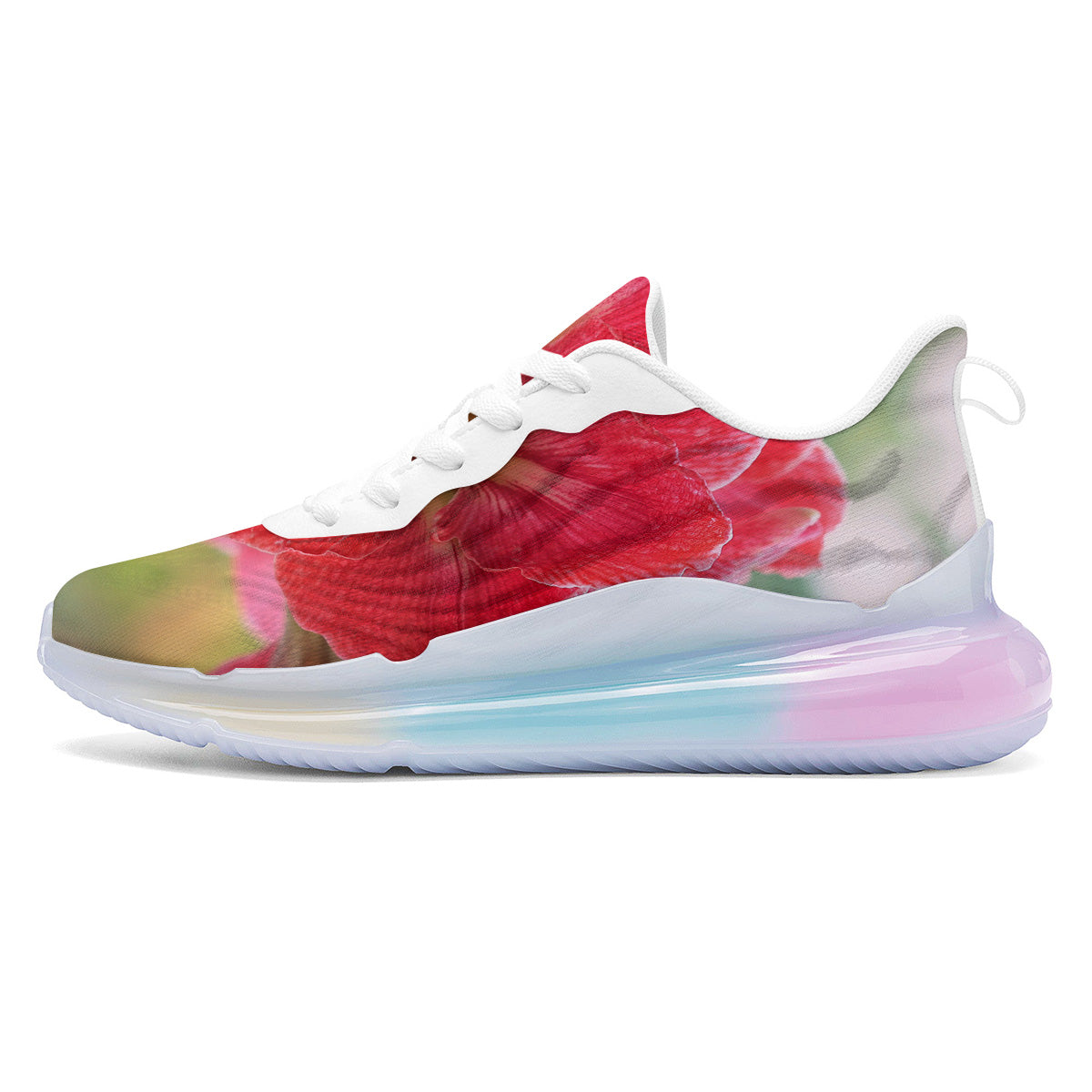 Fresh Amaryllis Print Running Sneakers-grizzshop