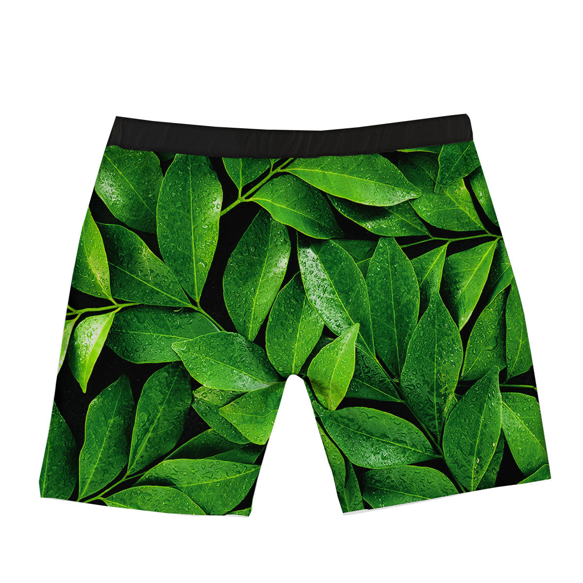 Fresh Leaf Green Print Boxer Briefs-grizzshop