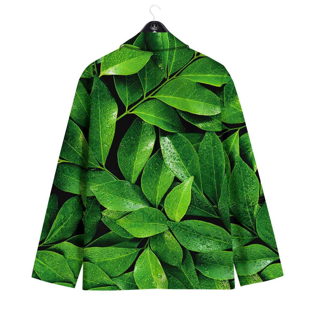 Fresh Leaf Green Print Men's Sport Coat-grizzshop