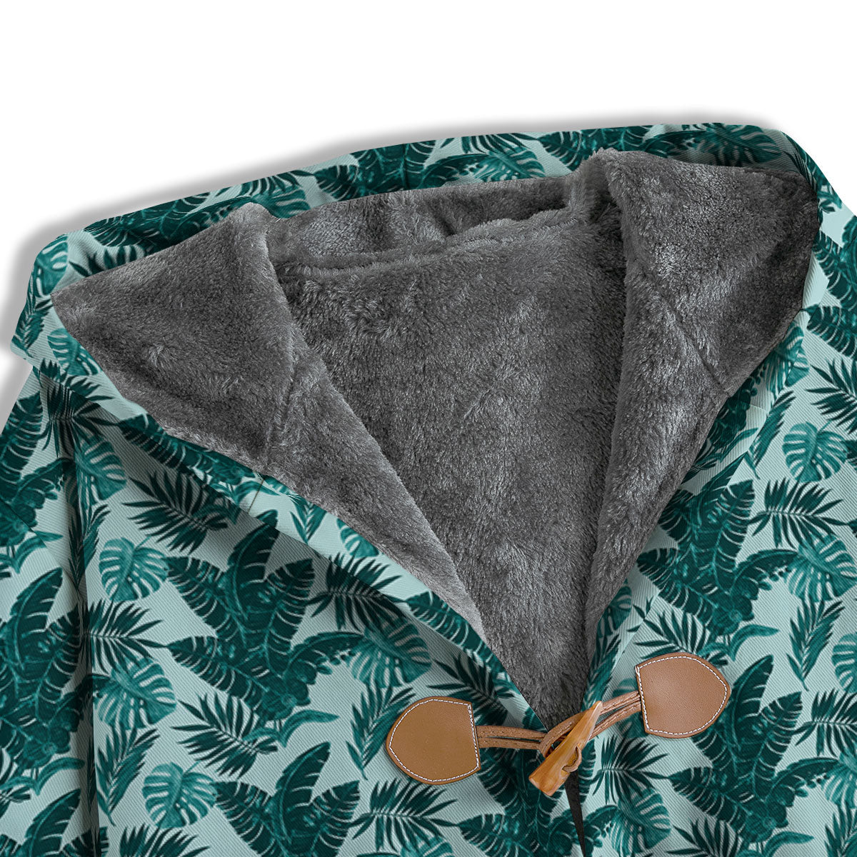 Fresh Leaf Tropical Print Men's Windbreaker Jacket-grizzshop