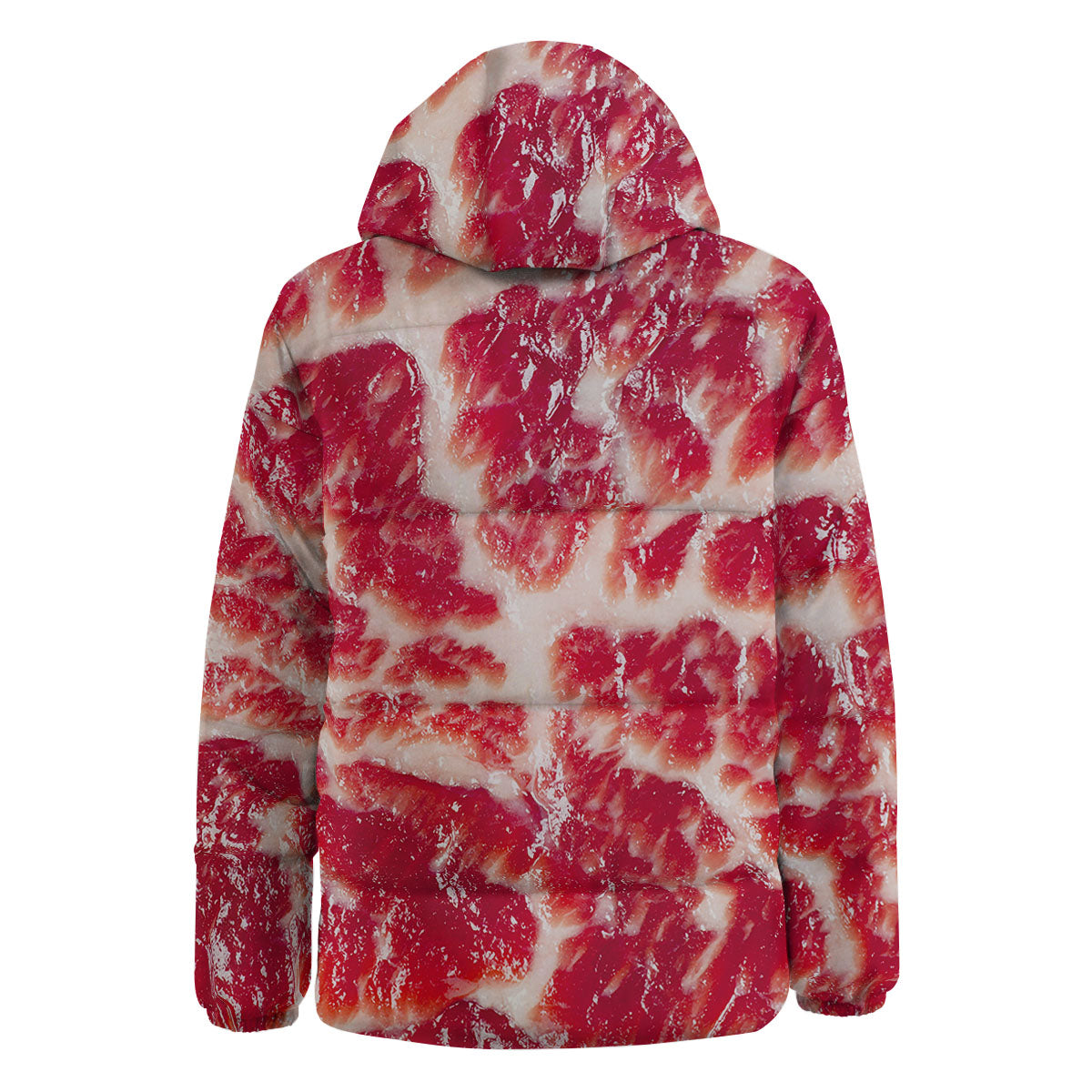 Fresh Meat Print Down Jacket-grizzshop