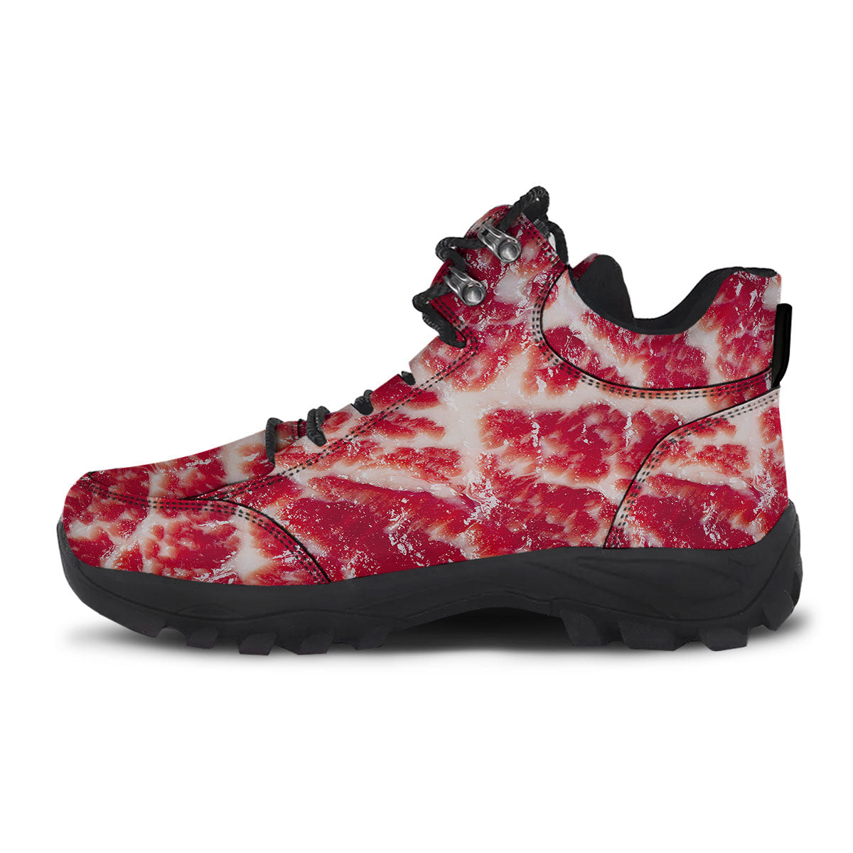 Fresh Meat Print Hiking Shoes-grizzshop