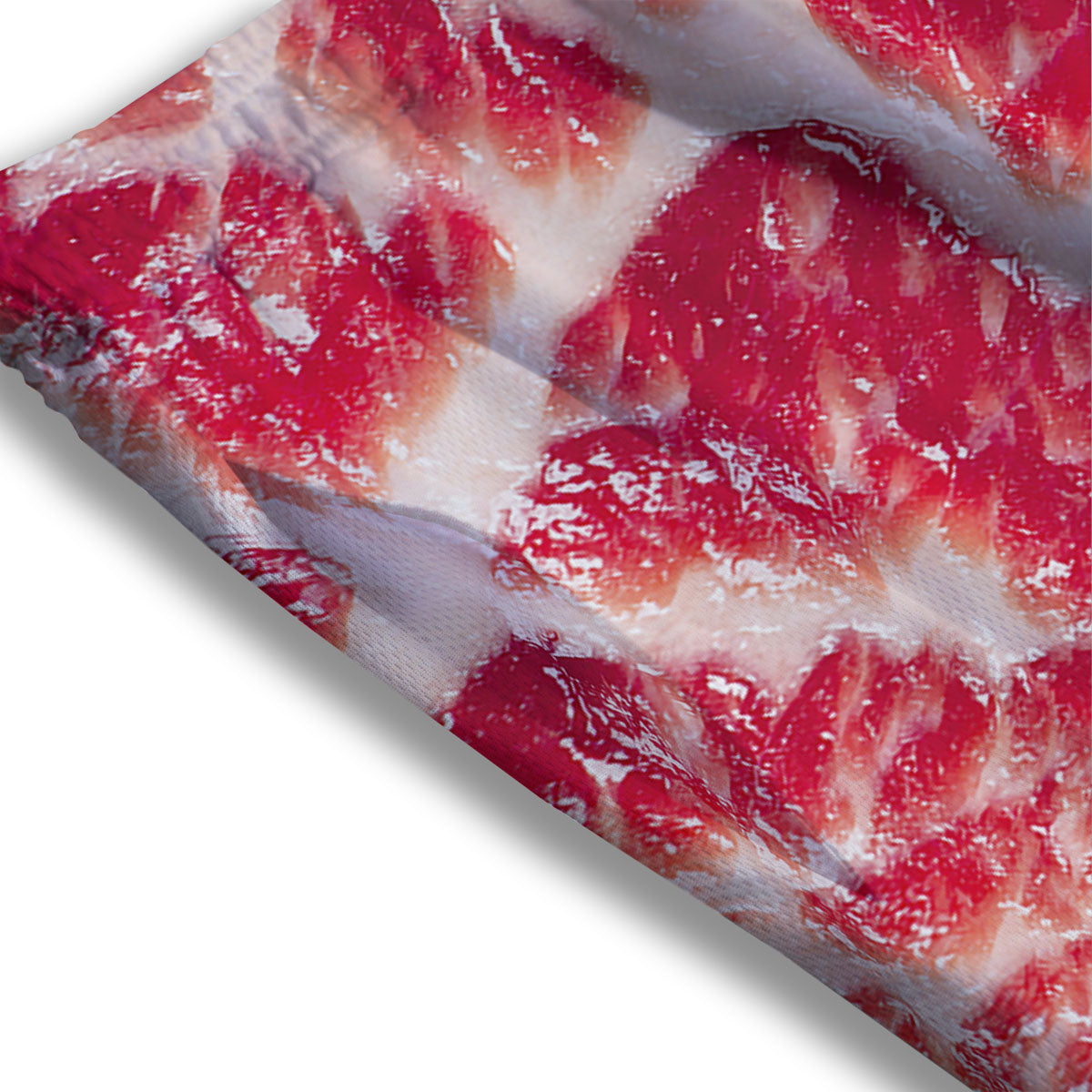 Fresh Meat Print Mesh Shorts