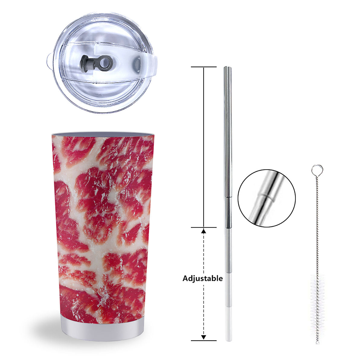 Fresh Meat Print Tumbler-grizzshop