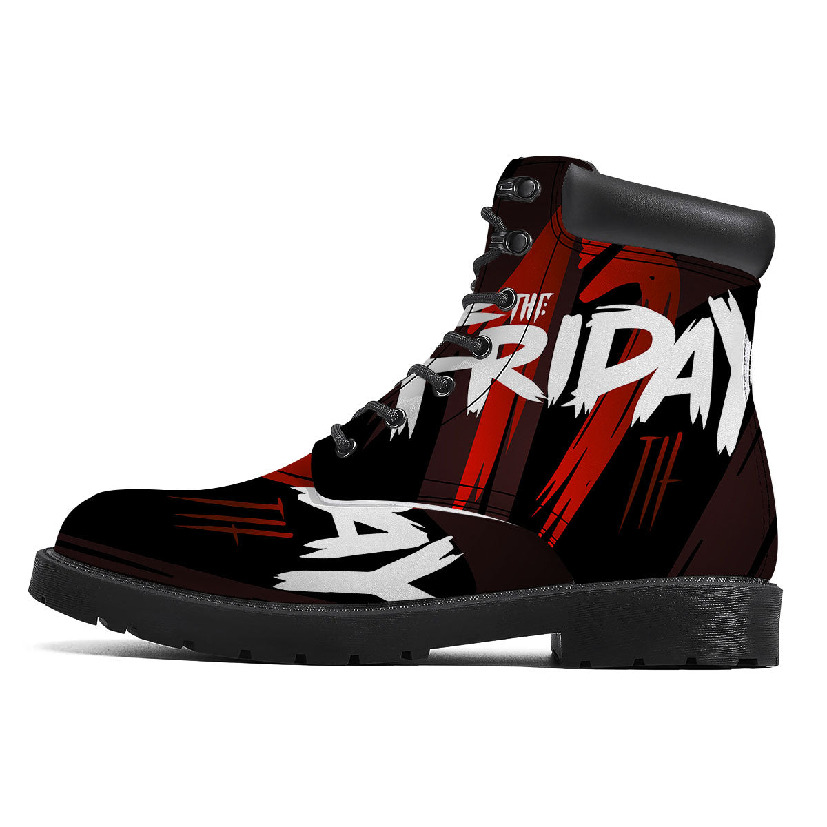Friday 13 Print Boots-grizzshop