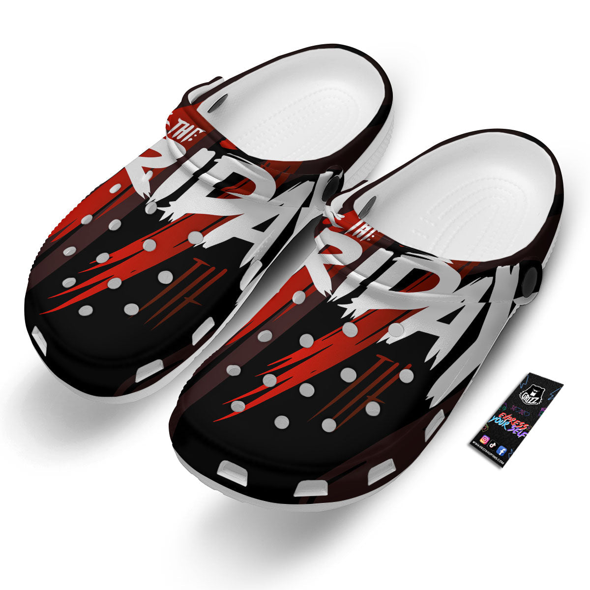 Friday 13 Print Clog-grizzshop
