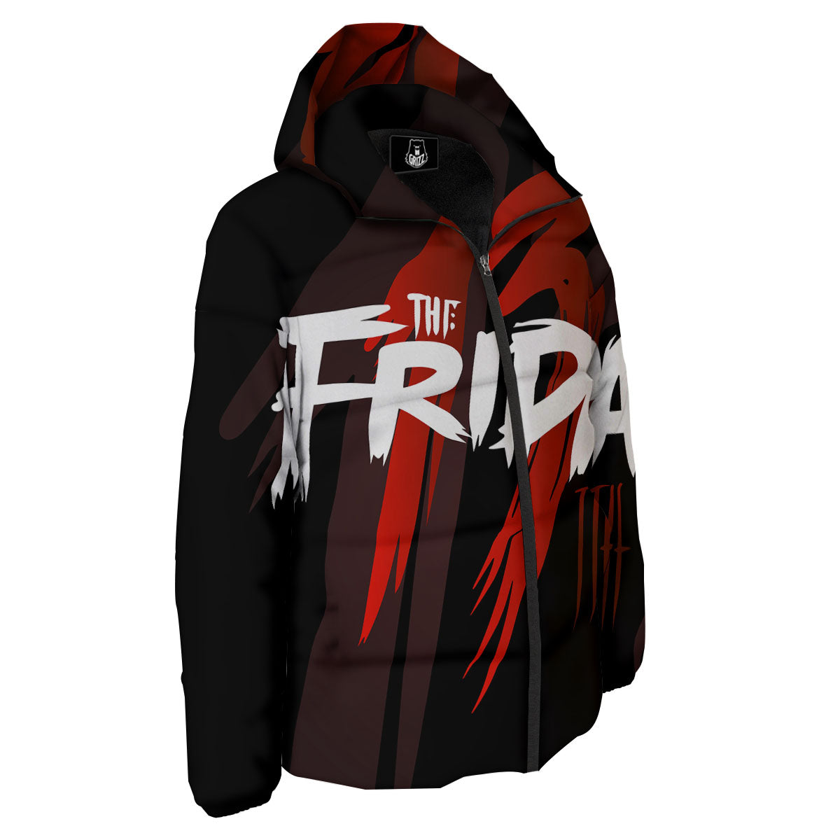 Friday 13 Print Down Jacket-grizzshop