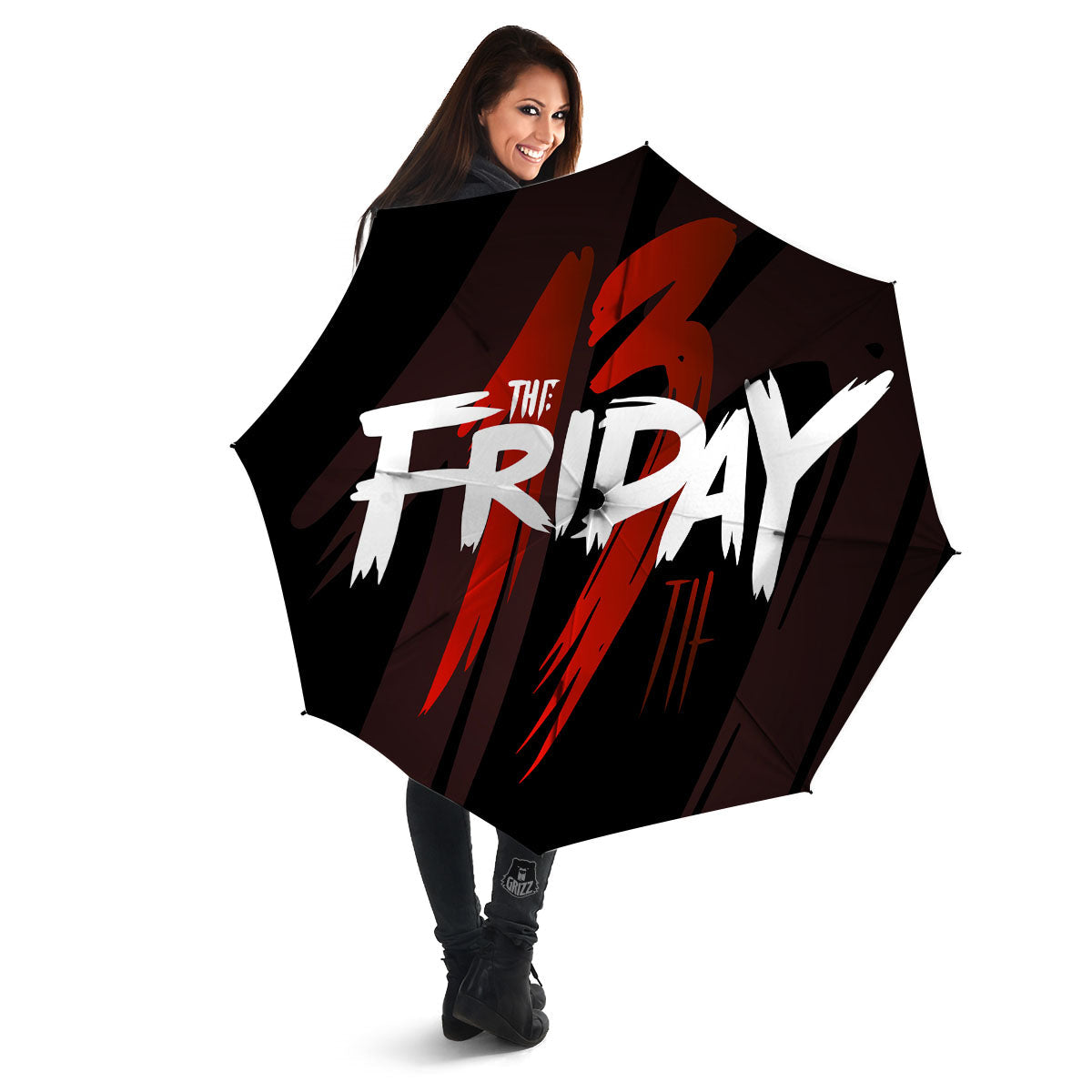 Friday 13 Print Umbrella-grizzshop