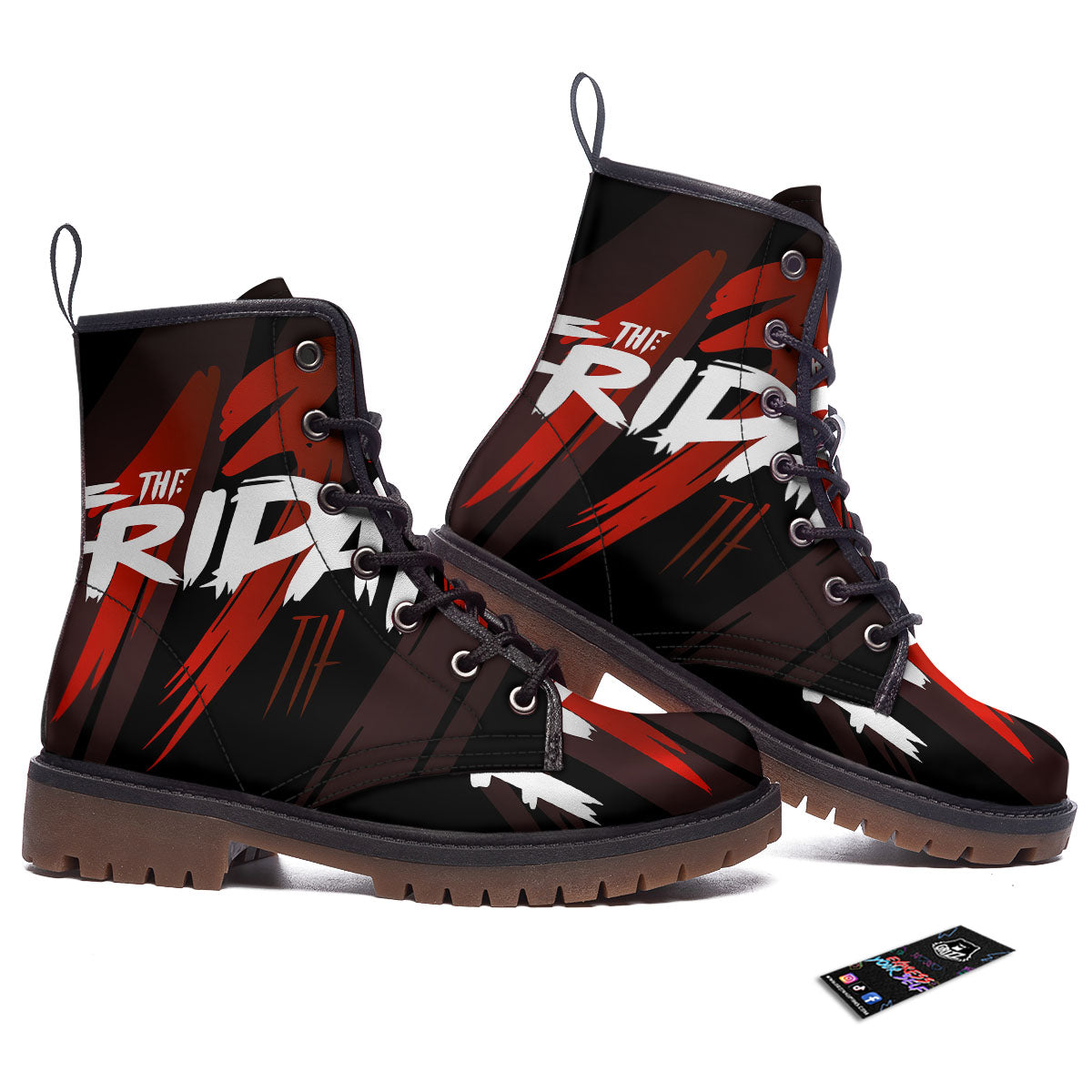 Friday 13 Print Work Boots-grizzshop