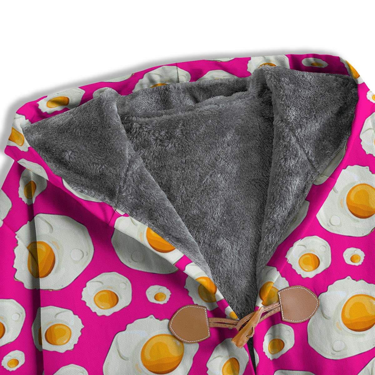 Fried Eggs Pink Print Pattern Men's Windbreaker Jacket-grizzshop