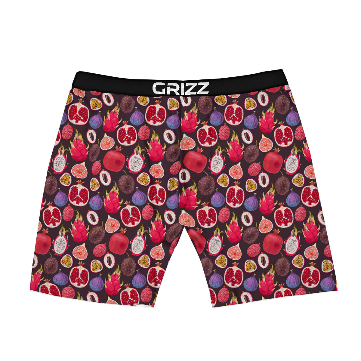 Friut Exotic Print Pattern Boxer Briefs-grizzshop