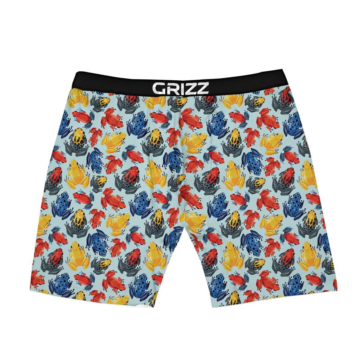 Frog Colorful Print Pattern Boxer Briefs-grizzshop