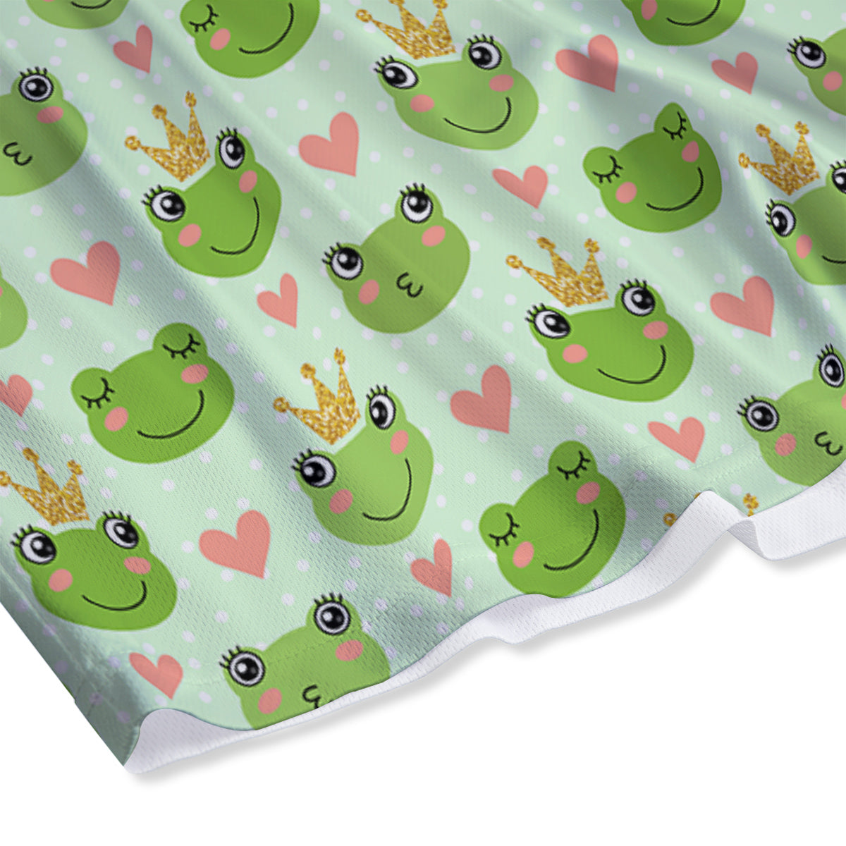 Frog Cute Print Pattern Mesh Shorts-grizzshop