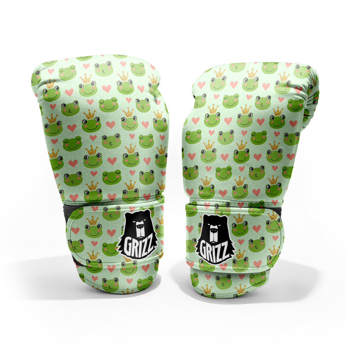 Frog Cute Print Pattern Sparring Gloves-grizzshop