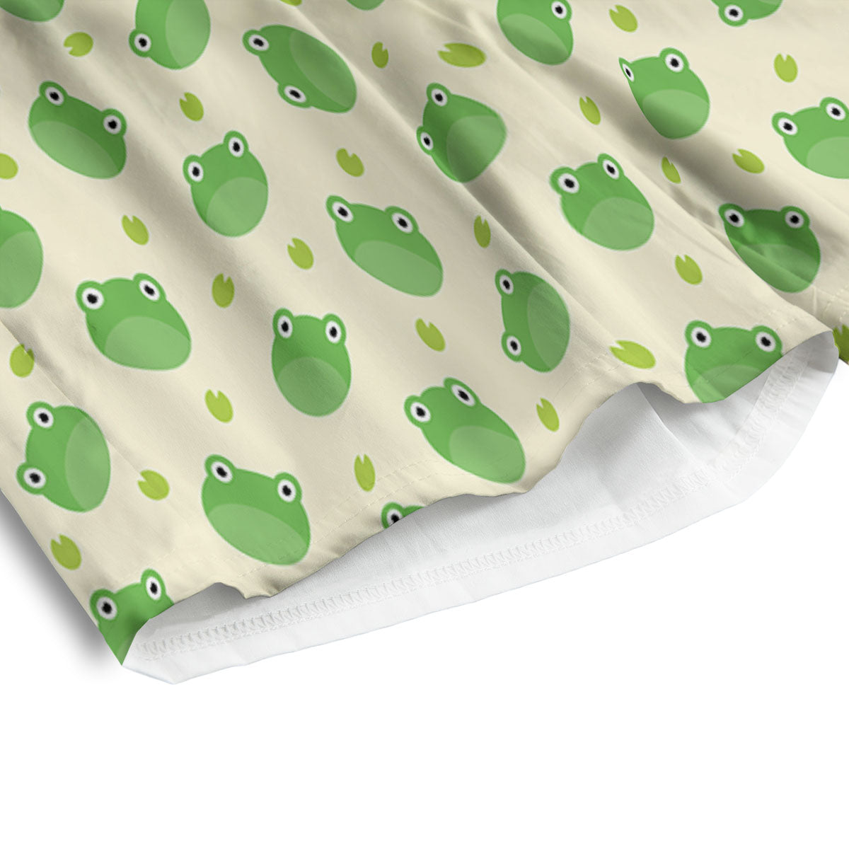 Frog Faces Print Pattern Men's Athletic Shorts-grizzshop